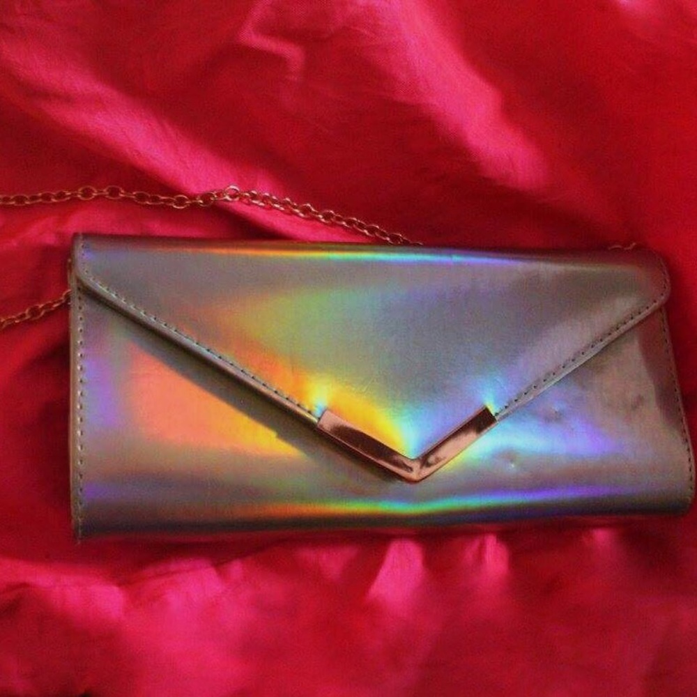 🌟🔥2/$20!! Holographic Purse/Clutch
